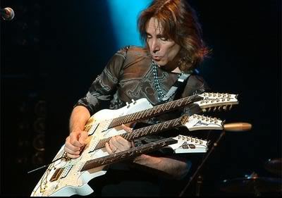 visualize playing guitar like steve vai